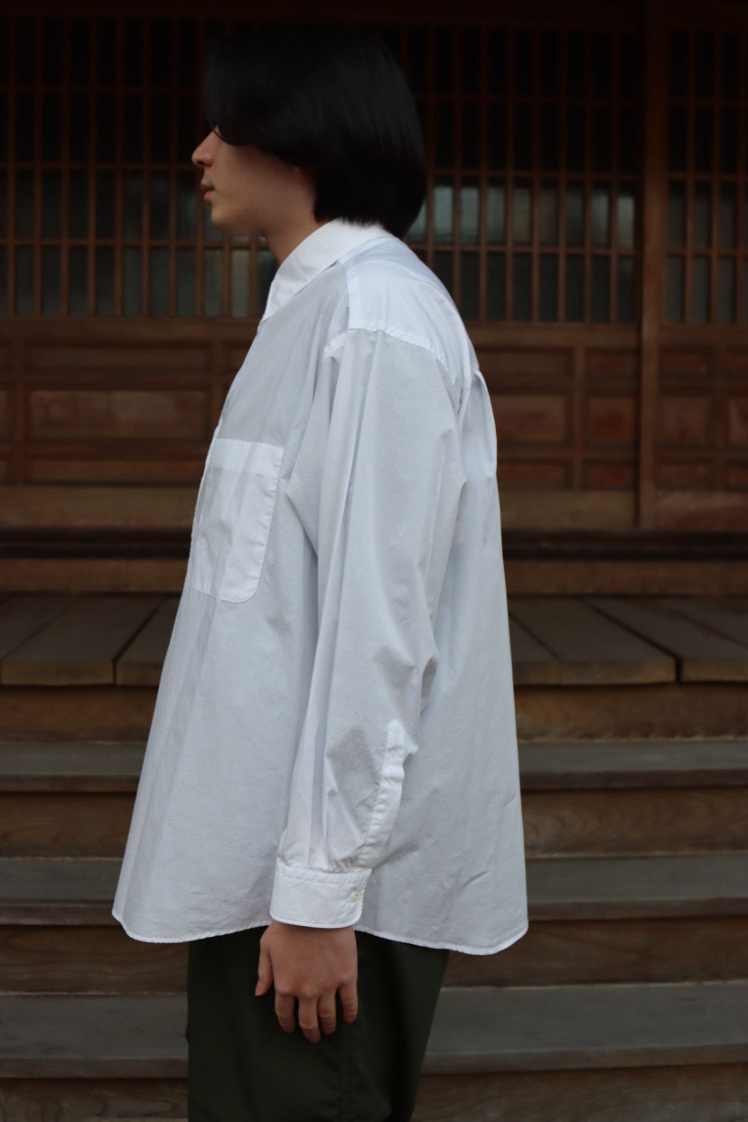 Graphpaper 22SS Broad L/S Oversized Regular Collar Shirt