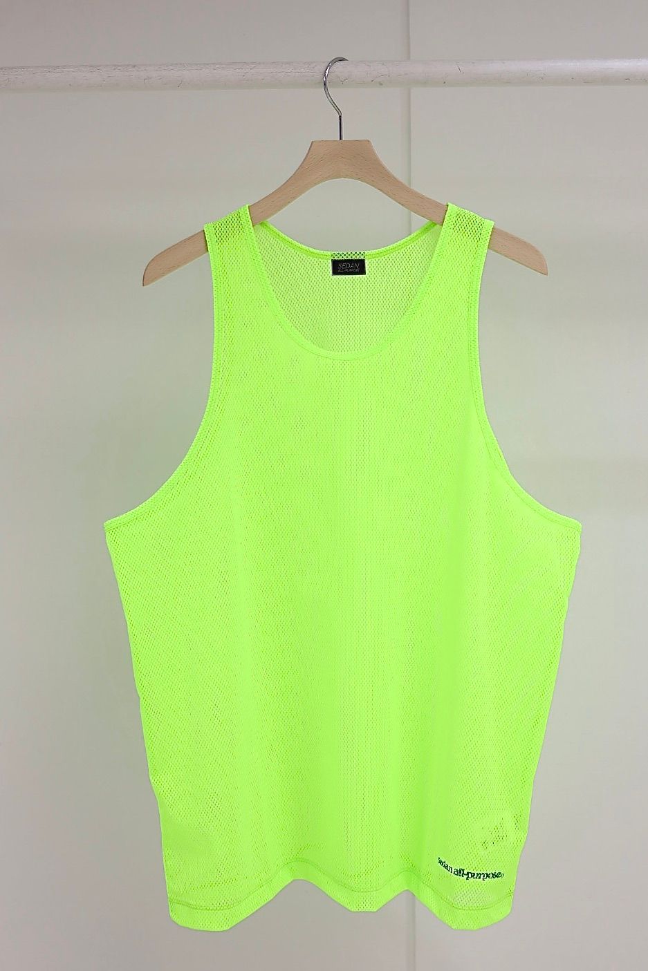 セダンオールパーパス 26SS OD Logo Mesh Tank Top(SD26S-CT12)Neon Green☆5月23日(土)発売！