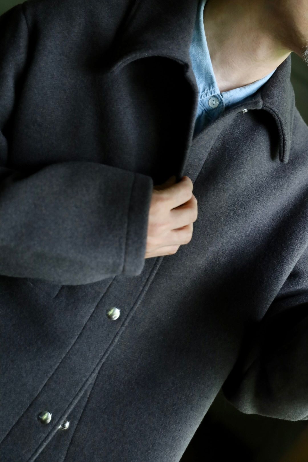 新品24AW A.PRESSE カシミヤブレンド ワーク ジャケット 119P▲ A.PRESSE Cashmere Blend Work Jacketスタイル2024.9.21. | 5441