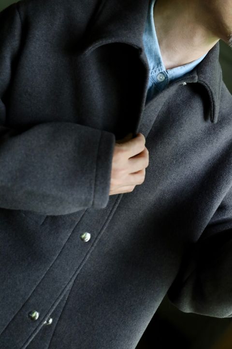 A.PRESSE Cashmere Blend Work Jacketスタイル2024.9.21.