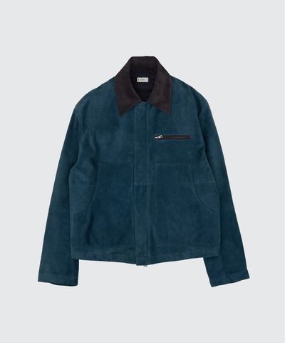 YOKE SPRING SUMMER 2026 Goat Suede Work Jacket(YK26SS01163B)TURQUOISE☆12月20日(土)発売！