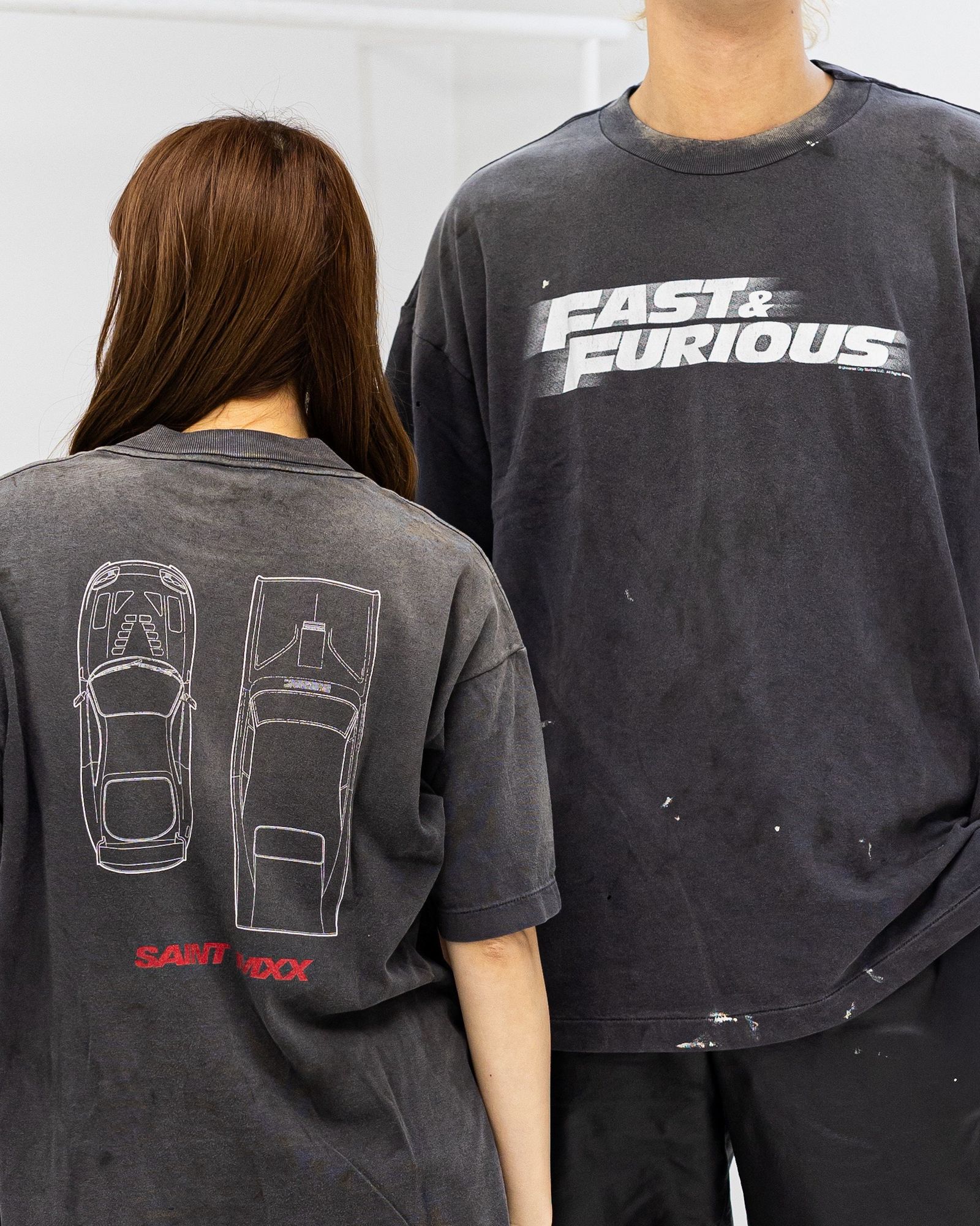 セントマイケル 26SS FAST FURIOUS FF_SS T-SHIRT(SM-MK8-0000-C06)BLACK