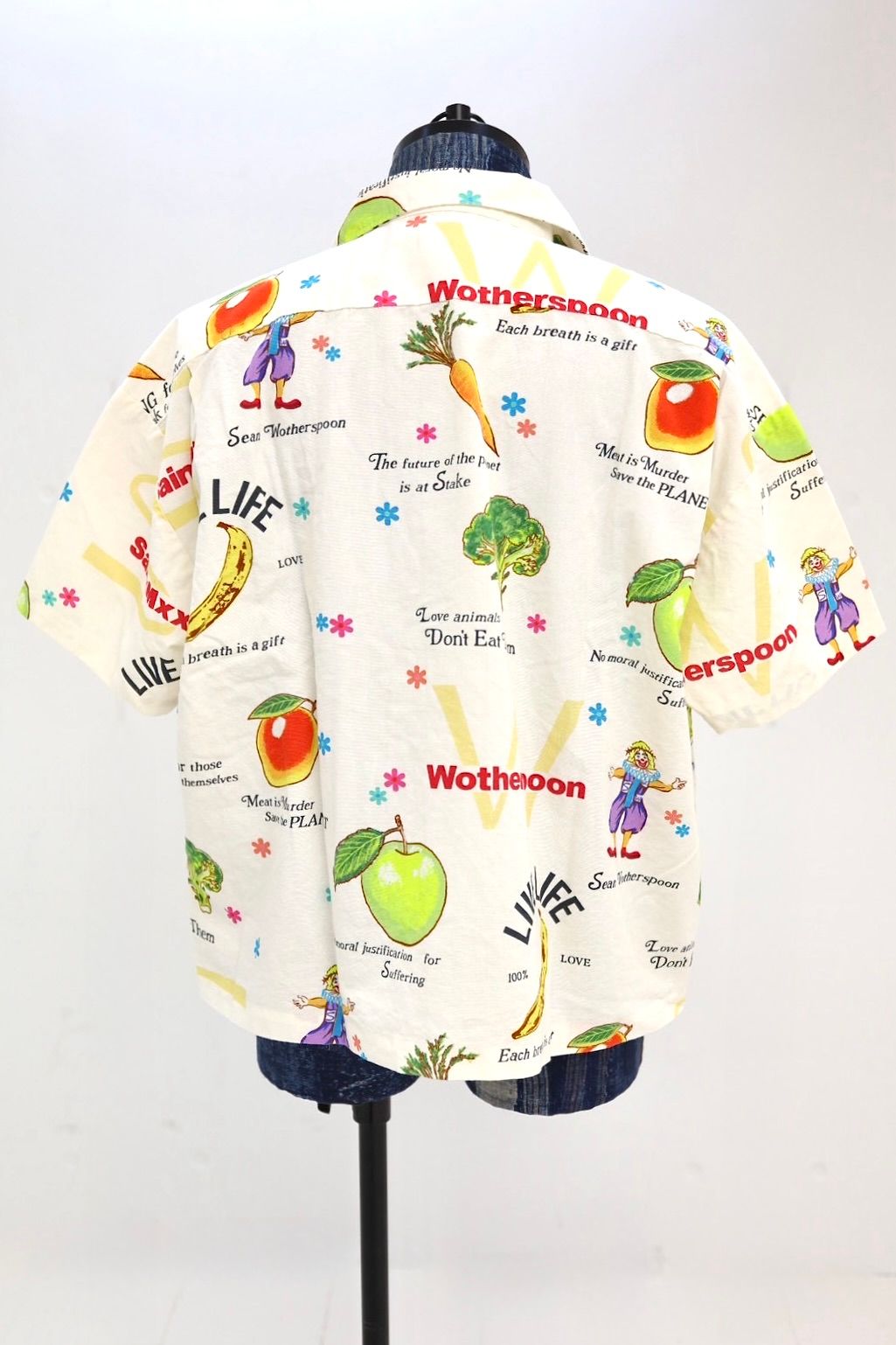 セントマイケル 26SS SW_OPEN COLLAR SHIRT(SM-MK8-0000-C10)WHITE