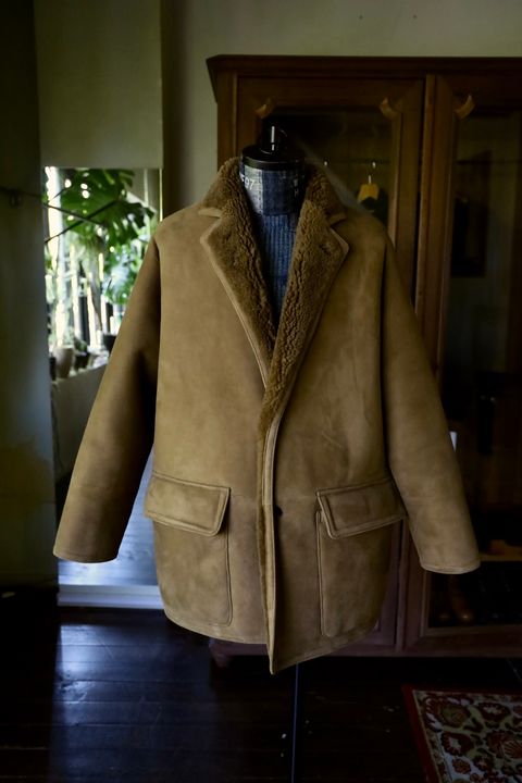 アプレッセ Mouton Coat(24AAP-01-08H)BROWN