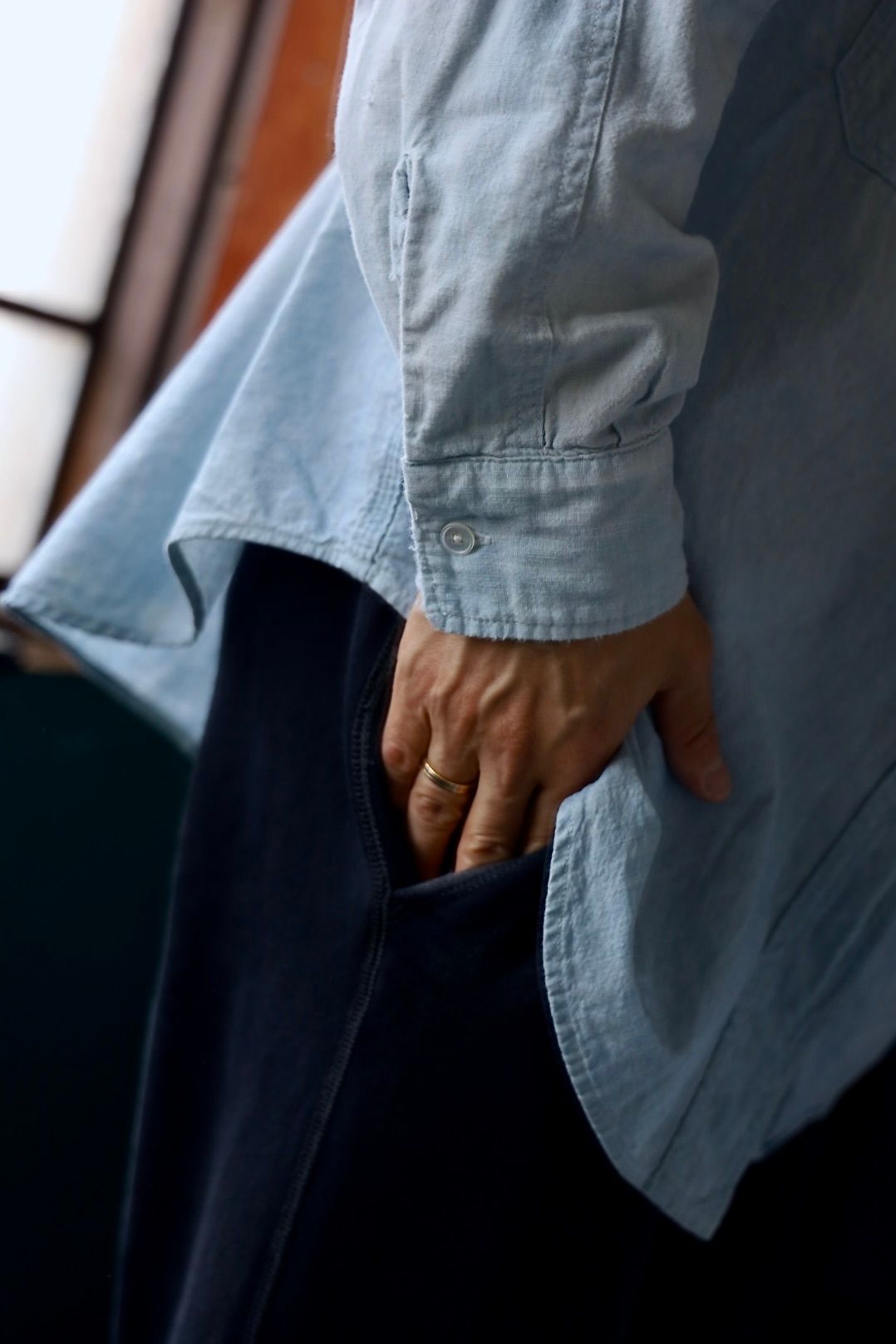 アプレッセ 2025 STYLE2 Vintage Chambray Shirts(25AAP-02-04)BLEACH☆6月28日(土)発売！