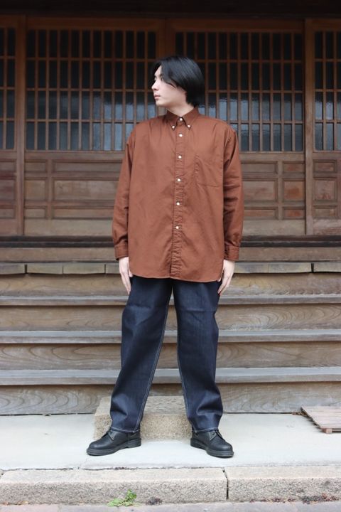 A.PRESSE BD Oxford Shirt(22SAP-02-05H)BROWN style