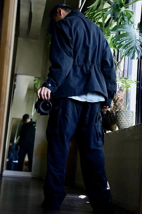A.PRESSE Silk Ripstop Royal Canadian Air Force Jacketスタイル.2024.8.24.