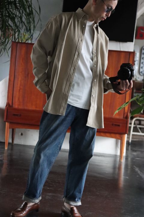 A.PRESSE BD Shirt(22SAP-02-02H)BEIGE style.