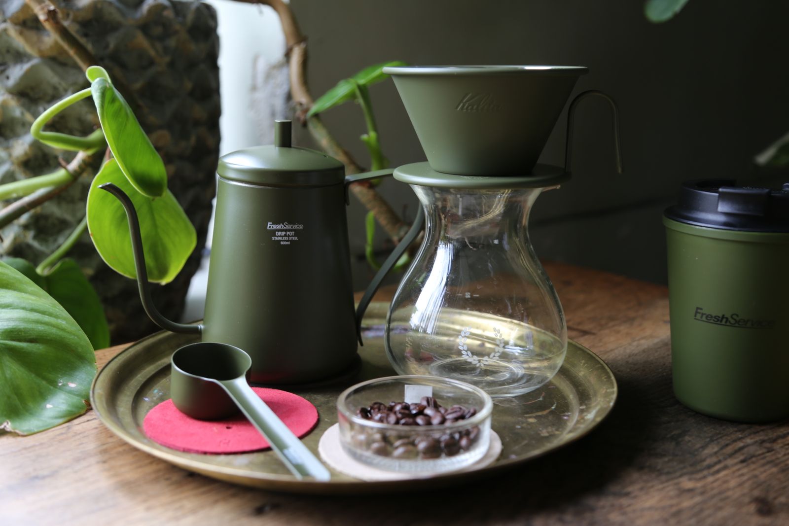 フレッシュサービス KALITA ×FreshService MEASURING CUP "KHAKI"