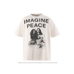 セントマイケル 26SS JL_SS T-SHIRT/IMAGINE PEACE(SM-MK8-0000-C27)WHITE☆3月20日(金)発売！