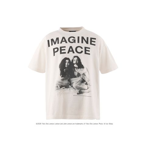 セントマイケル 26SS JL_SS T-SHIRT/IMAGINE PEACE(SM-MK8-0000-C27)WHITE☆3月20日(金)発売！