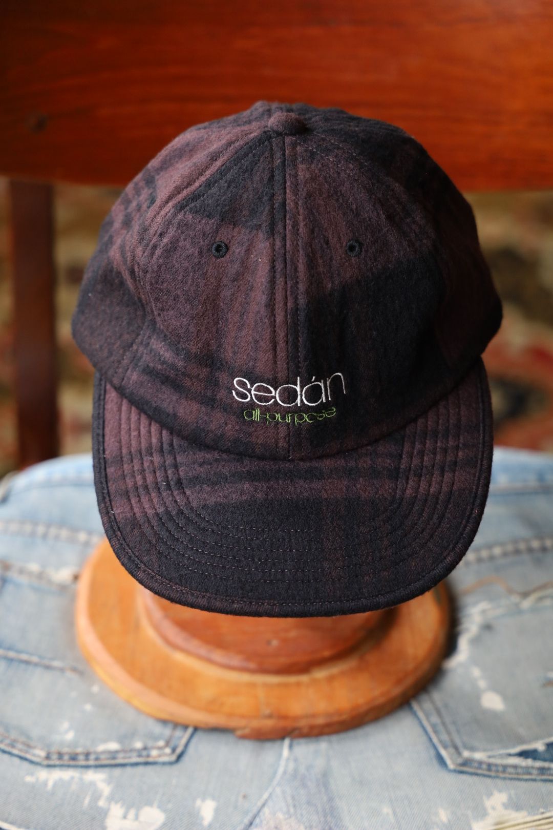 セダンオールパーパス FW25 Classic Logo C/W Plaid Cap(SD25F-CP04)Brown☆10月4日(土)発売！