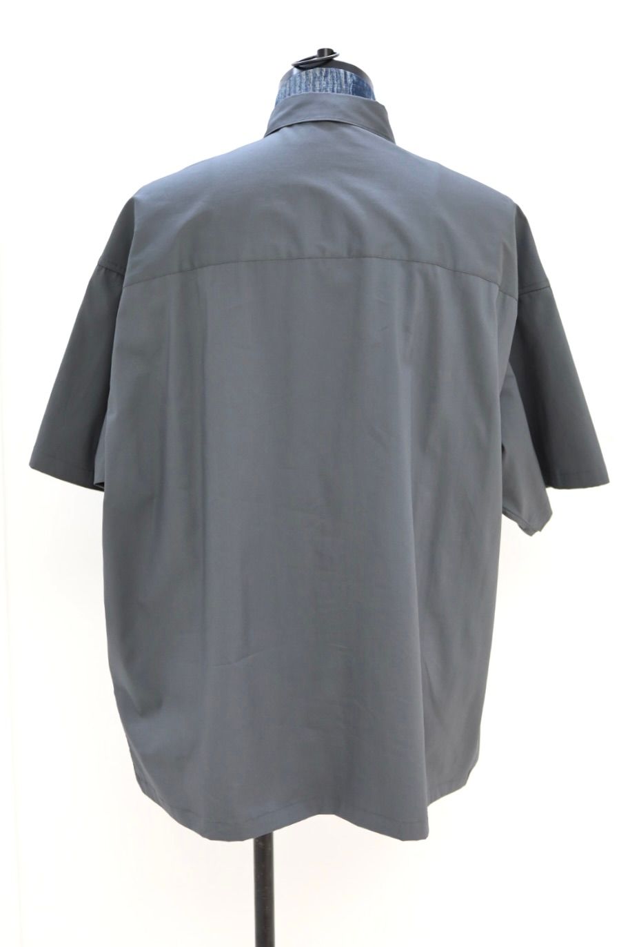 グラフペーパー 26SS Solotex Twill S/S Oversized Box Shirt(GM261-50159B)GRAY☆3月20日(金)発売！