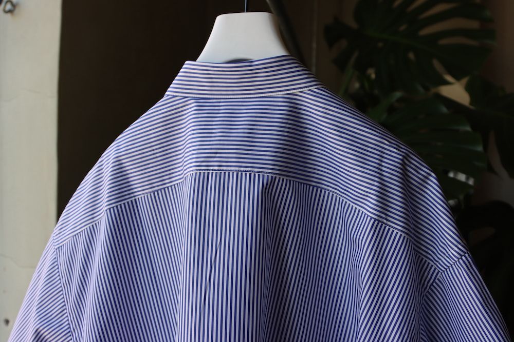 is-ness×THOMAS MASON VENTILATION SHORT SLEEVE SHIRT"BLOCKS STRIPE"イズネス22SS