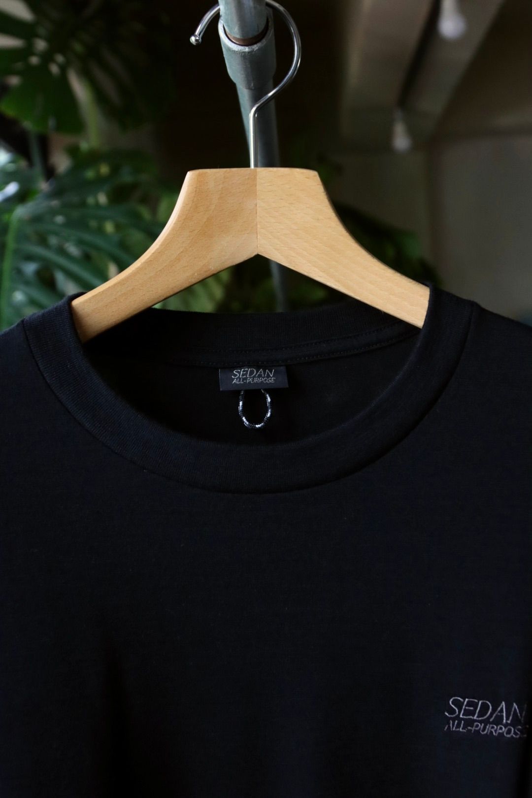 セダンオールパーパス23FW OG LOGO WOOL JERSEY L/S TEE(SD23F-CT02)BLACK