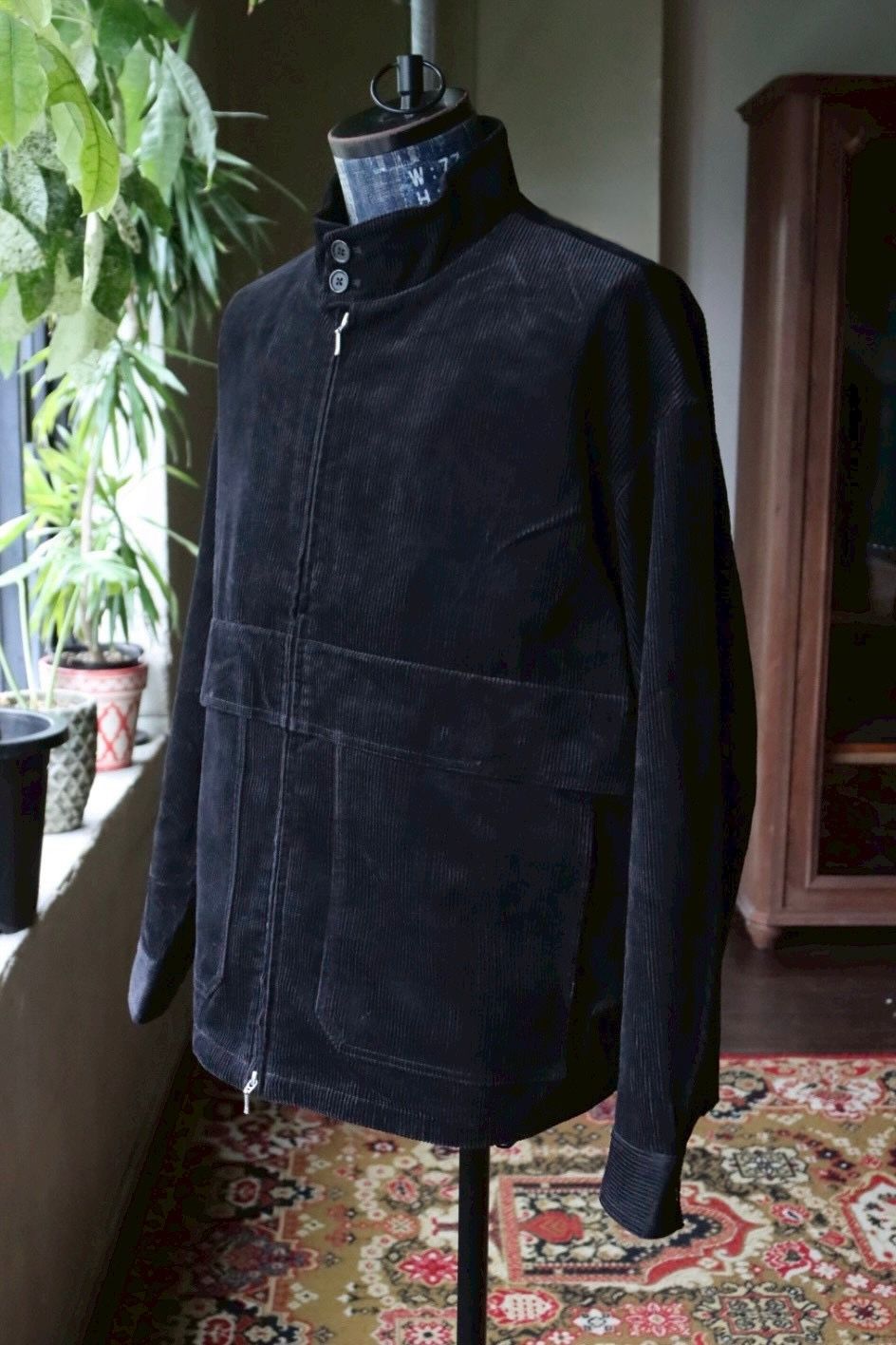 フレッシュサービス COTTON CORDUROY JACKET (FSC253-30124)BLACK