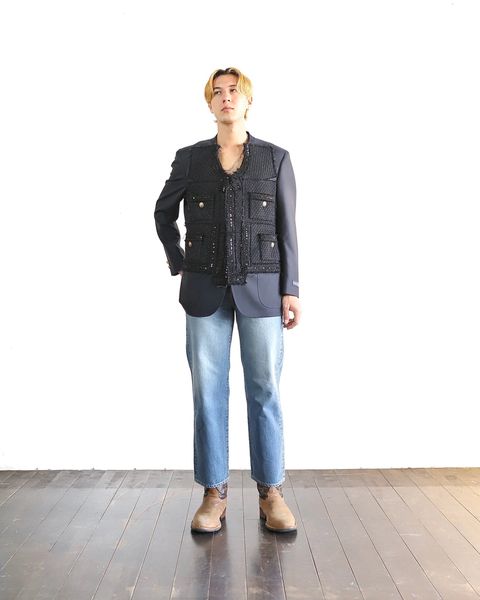 ジュンヤワタナベマン 24SS 新作Brooks Brothersコラボジャケット style 2024.3.2