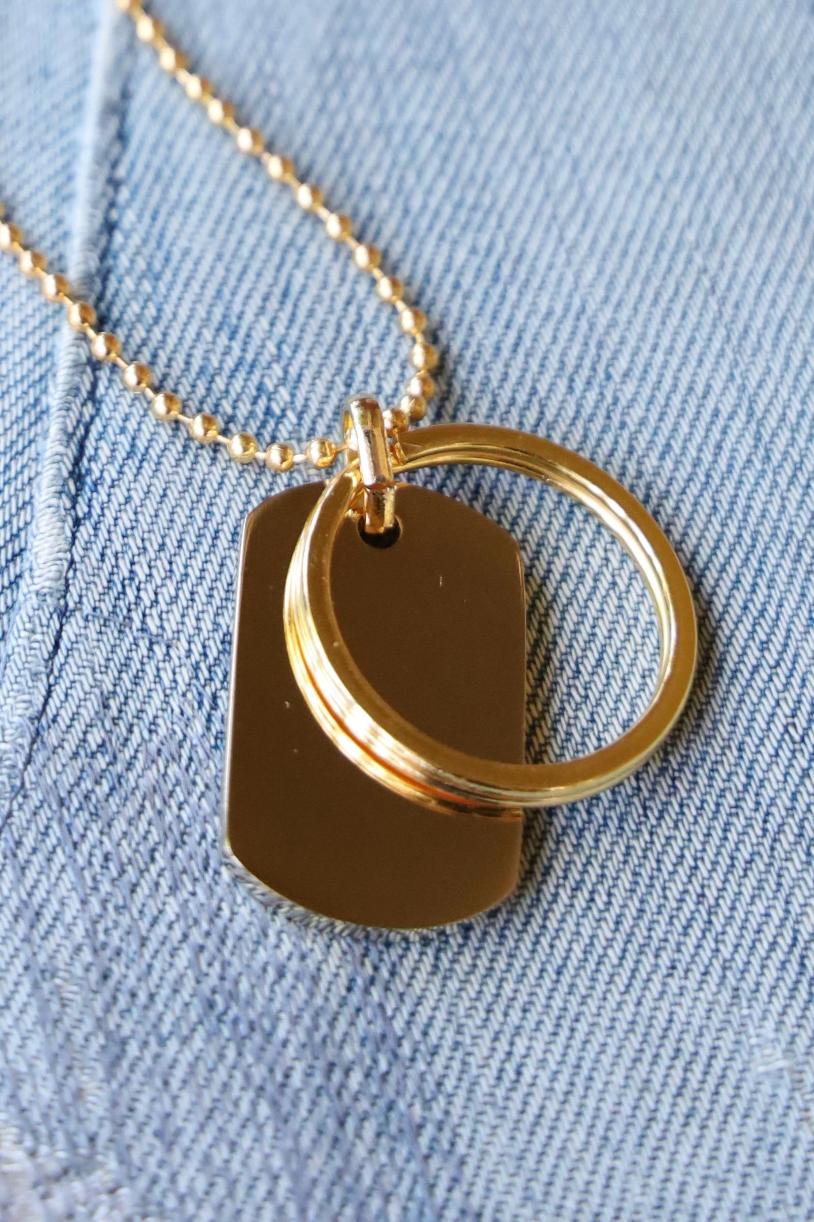 セダンオールパーパス 25AW OG Logo DOGTAG Key Ring(SD24F-AC07)Gold