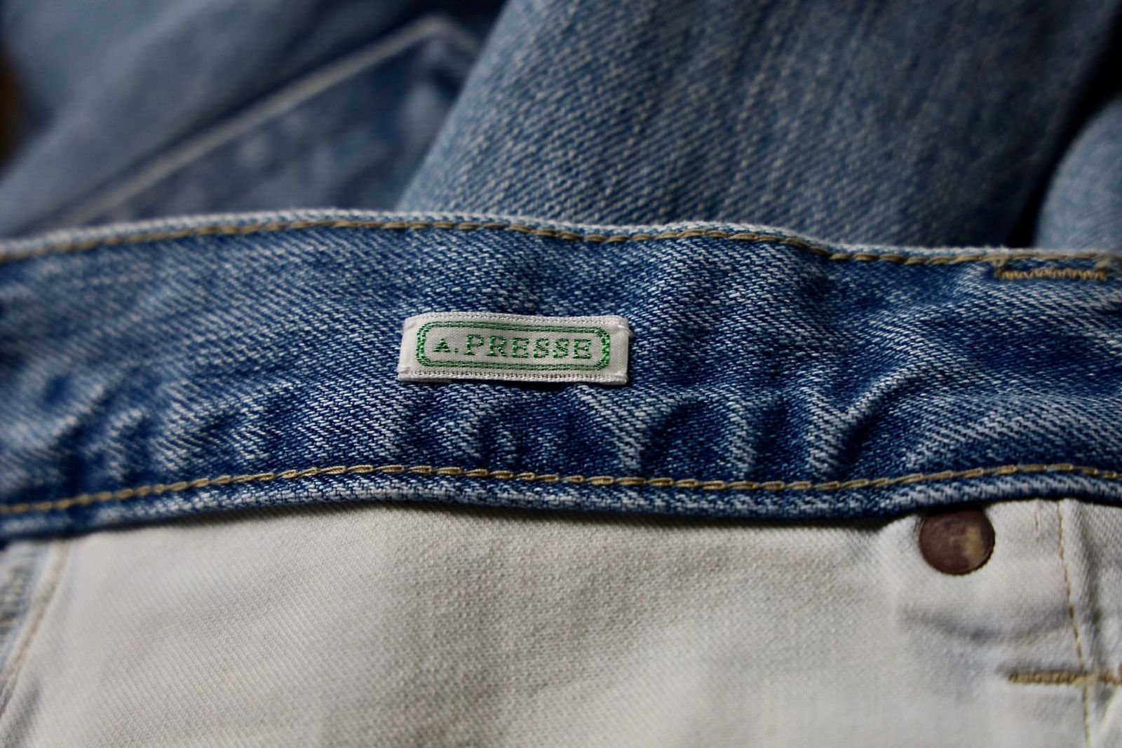 A.PRESSE - Washed Denim Pants(AP-4006)INDIGO☆7月27日(土