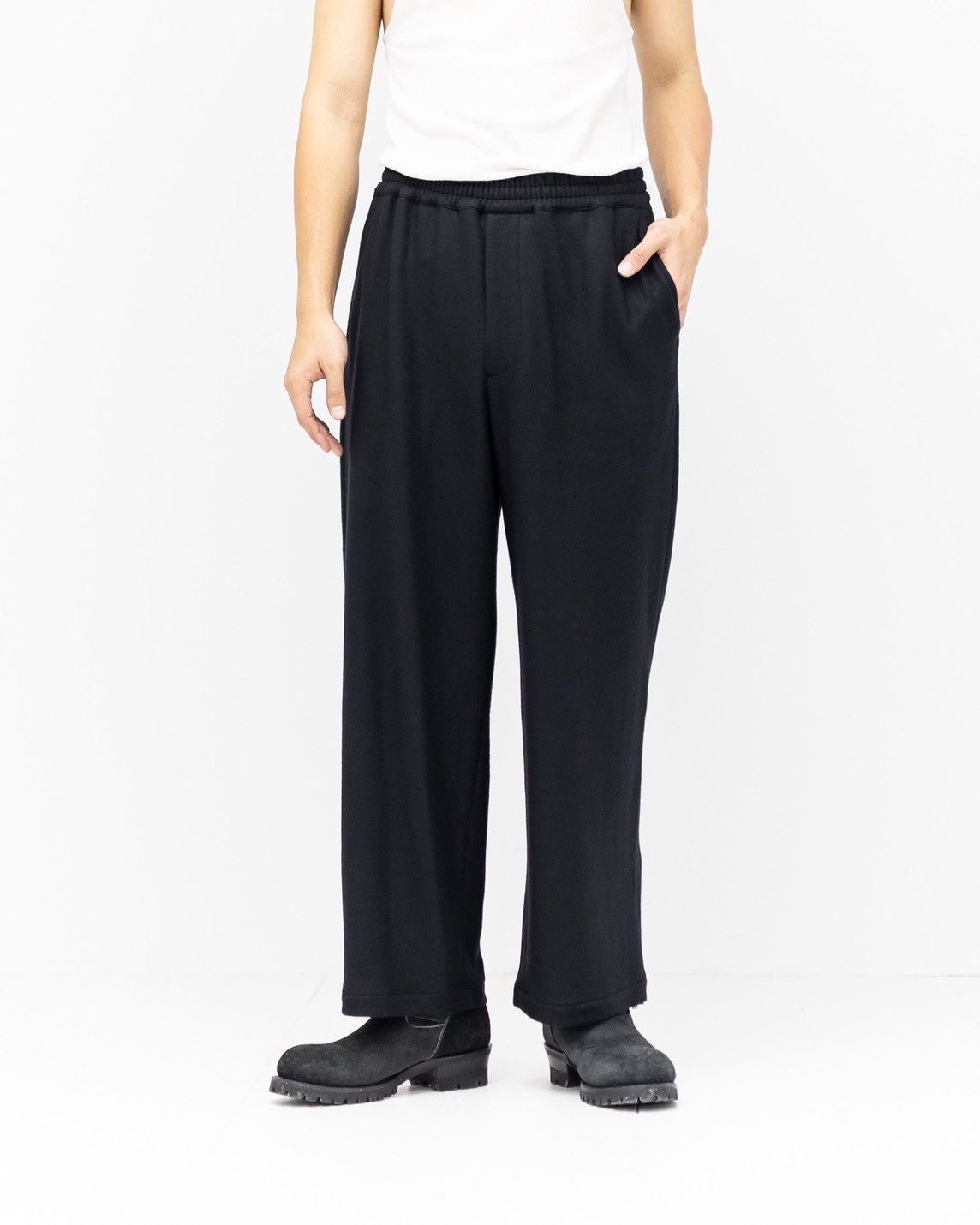 グラフペーパー 25AW Wool Smooth Flannel Easy Wide Pants(GU253-40223B)BLACK☆10月4日(土)新作発売！