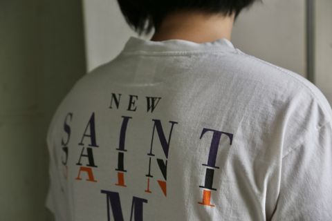 ©︎SAINT M×××××× T-SHIRT 2021sm (SM-A21-0000-009)WHITE style.2021.7.9