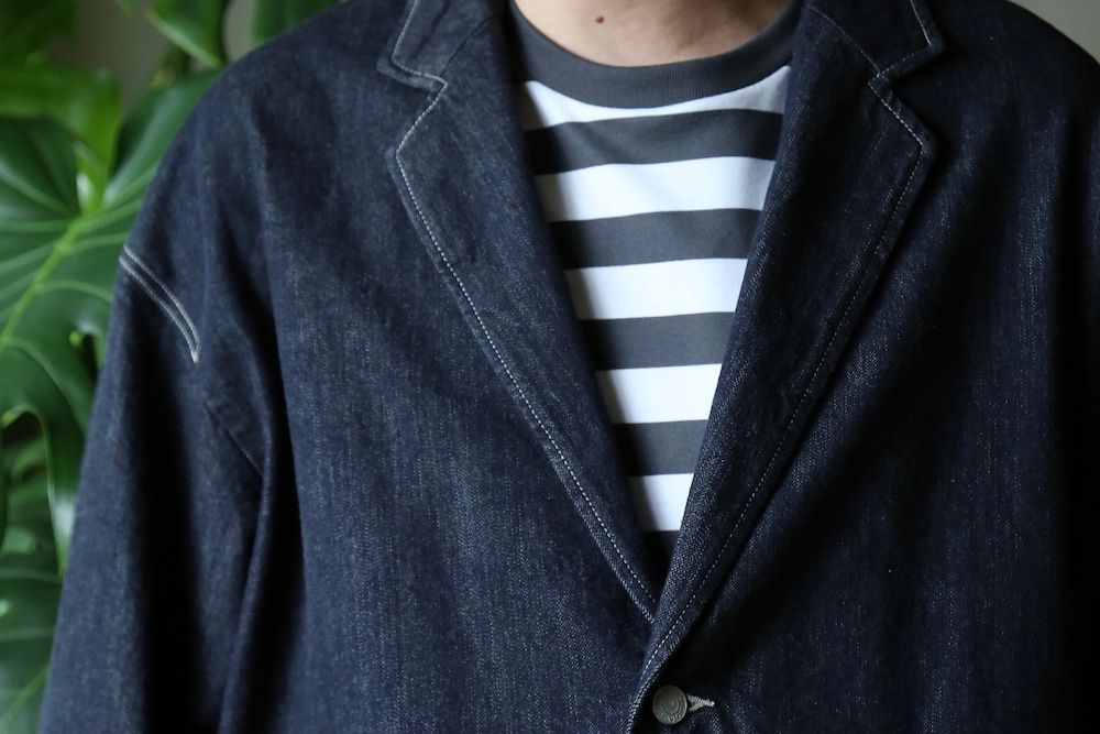 CIOTA for Graphpaper Suvin Cotton Denim Jacket(GM213-20238) style.2021.8.22