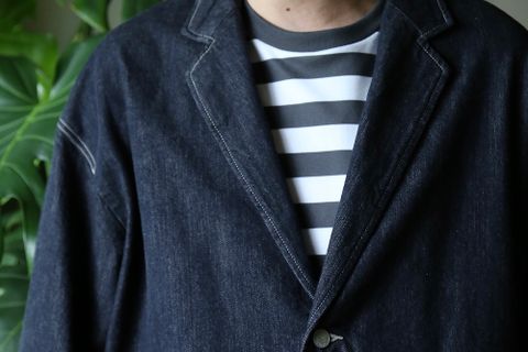 CIOTA for Graphpaper Suvin Cotton Denim Jacket(GM213-20238) style.2021.8.22
