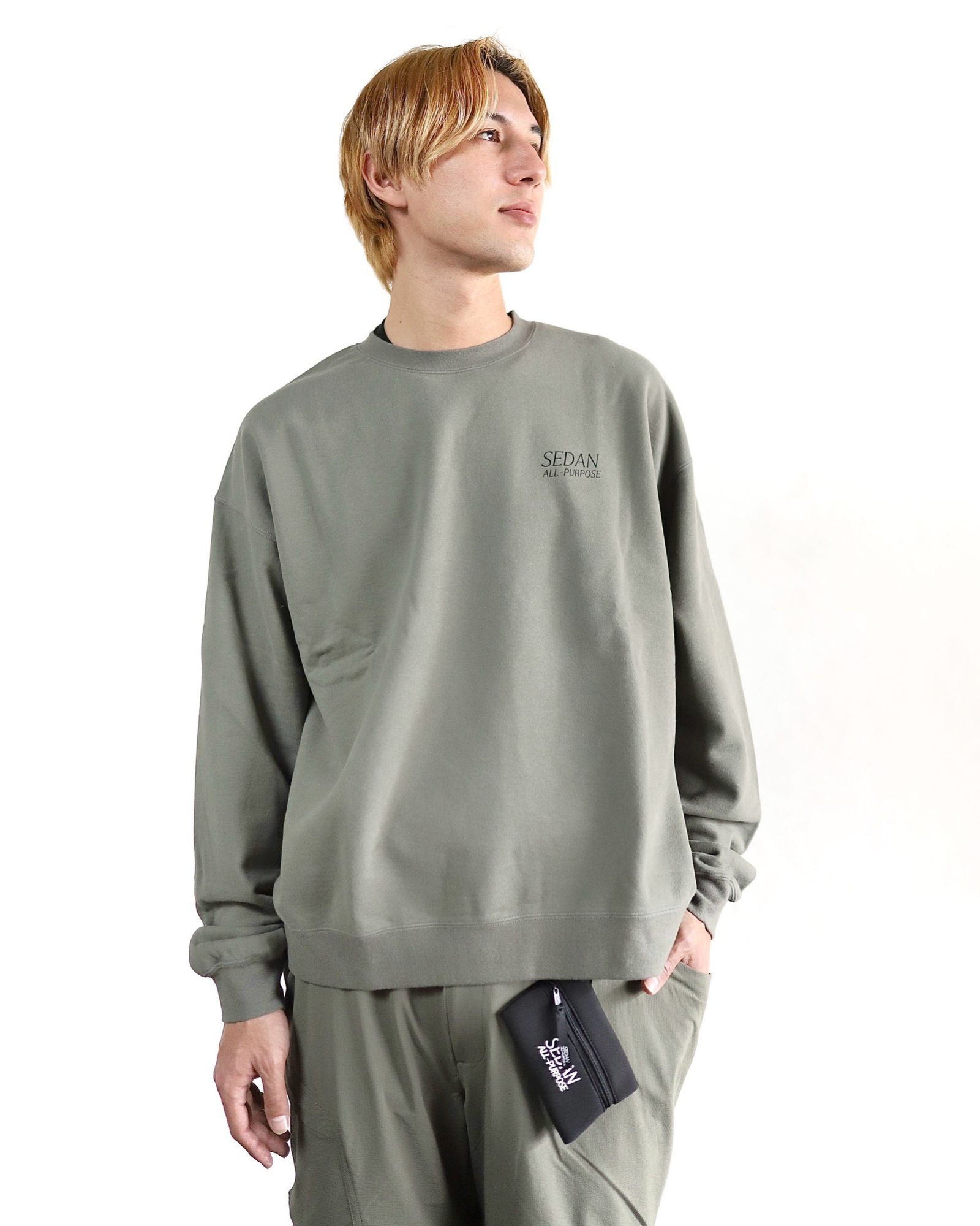 everyone belted easy pants (BEIGE) エブリワン - パンツ