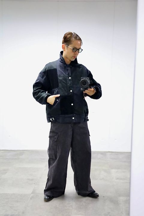 COMME des GARCONS HOMME 異素材パッチワークジャケットスタイル