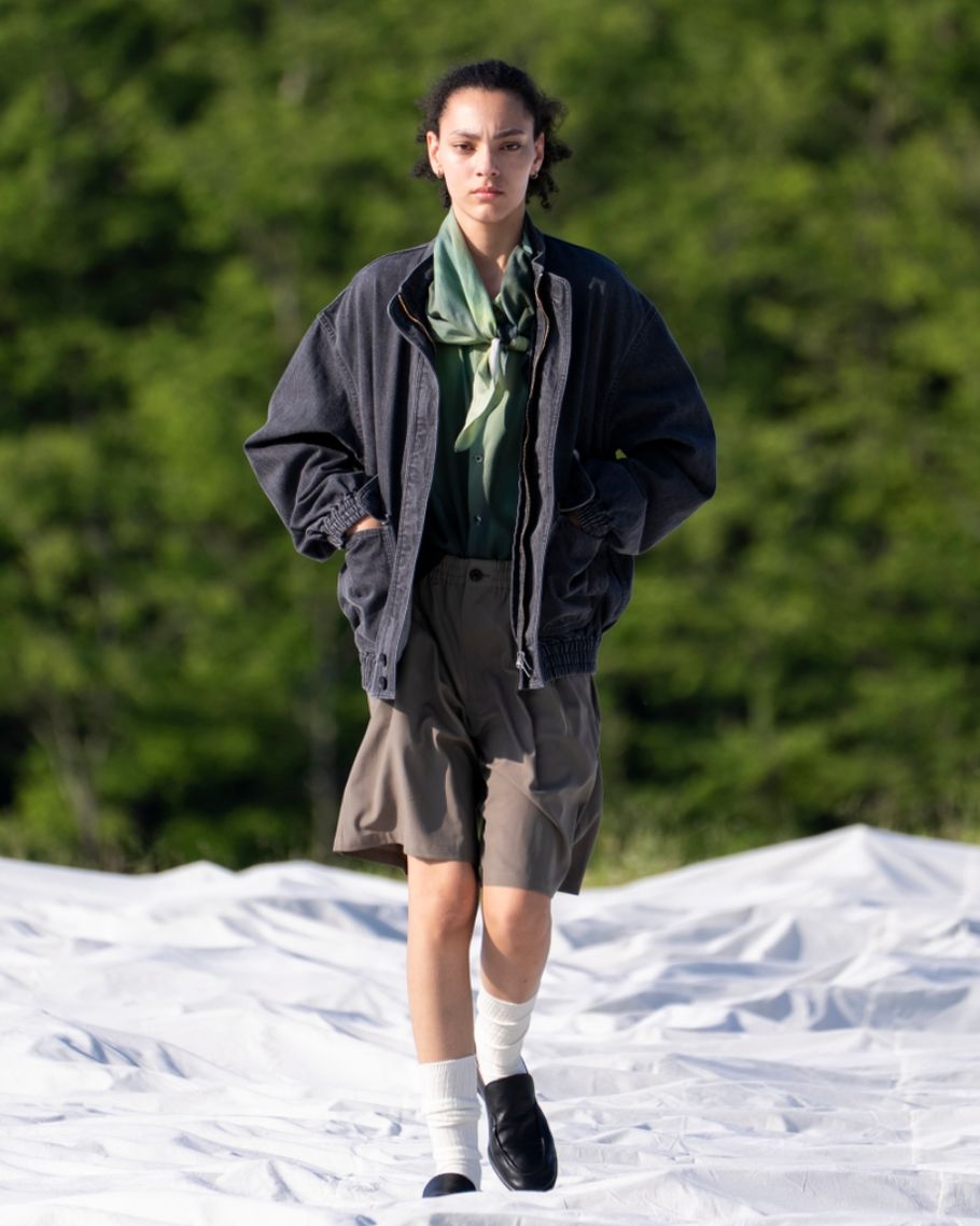 YOKE 26SS Hand Painted Lawn Loose Fit Shirt(YK26SS01212SH)GREEN☆4月11日(土)発売！