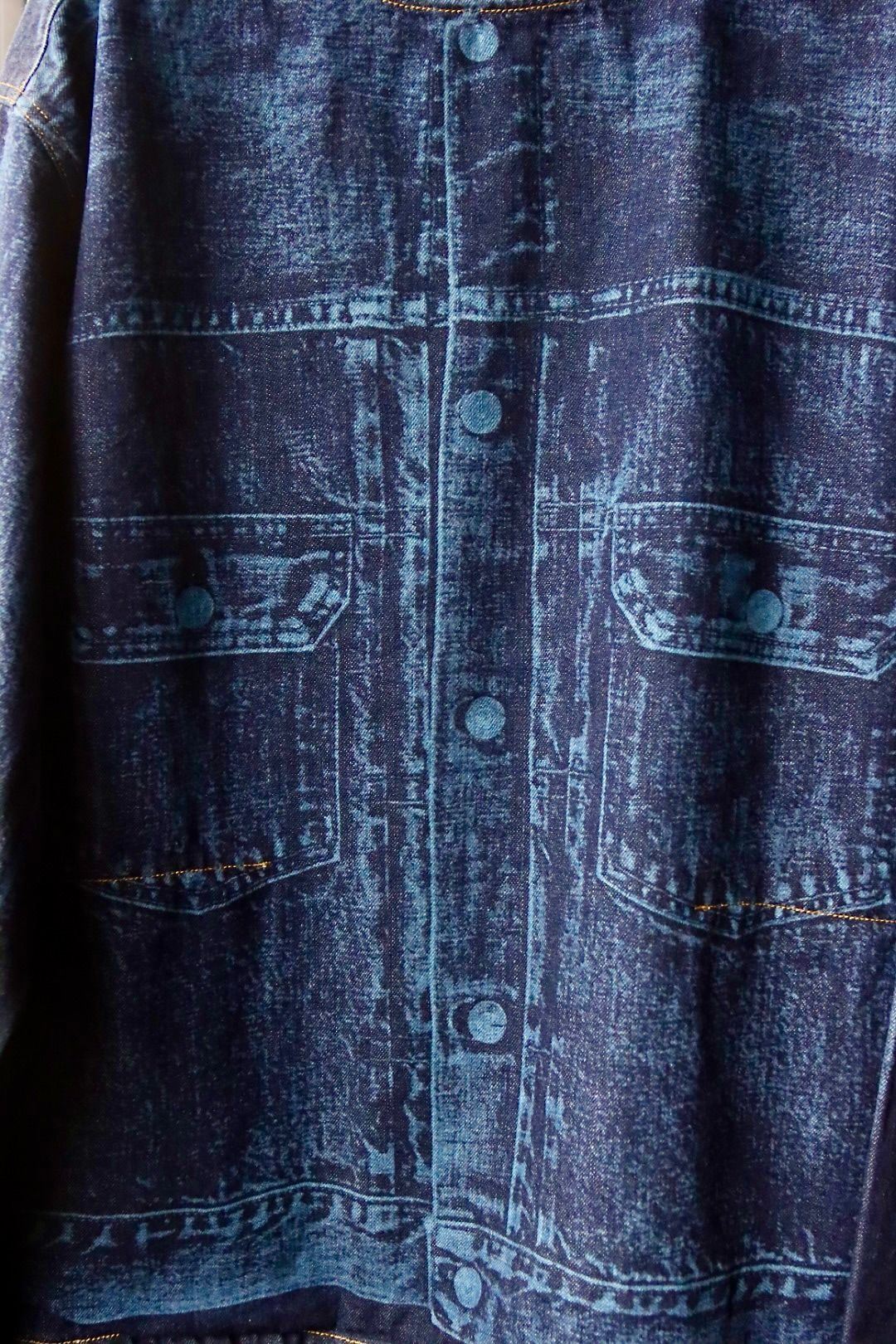 ヨーク23SSデニムシャツ LASER PROCESSED DENIM PULLOVER(YK23SS0469SH)INDIGO
