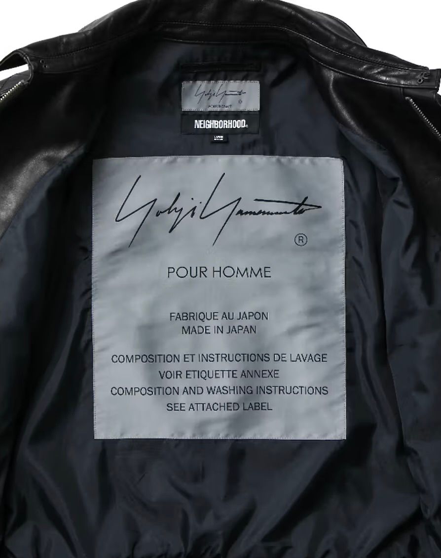 Yohji Yamamoto × NEIGHBORHOOD ホースレザージャケット(252SZYYN-JKM01S)BLACK★12月5日(金)発売！