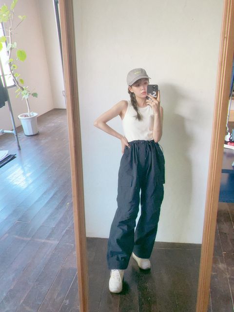 SEDAN ALL-PURPOSE FW23 Big Cargo Pants"NAVY"スタイル