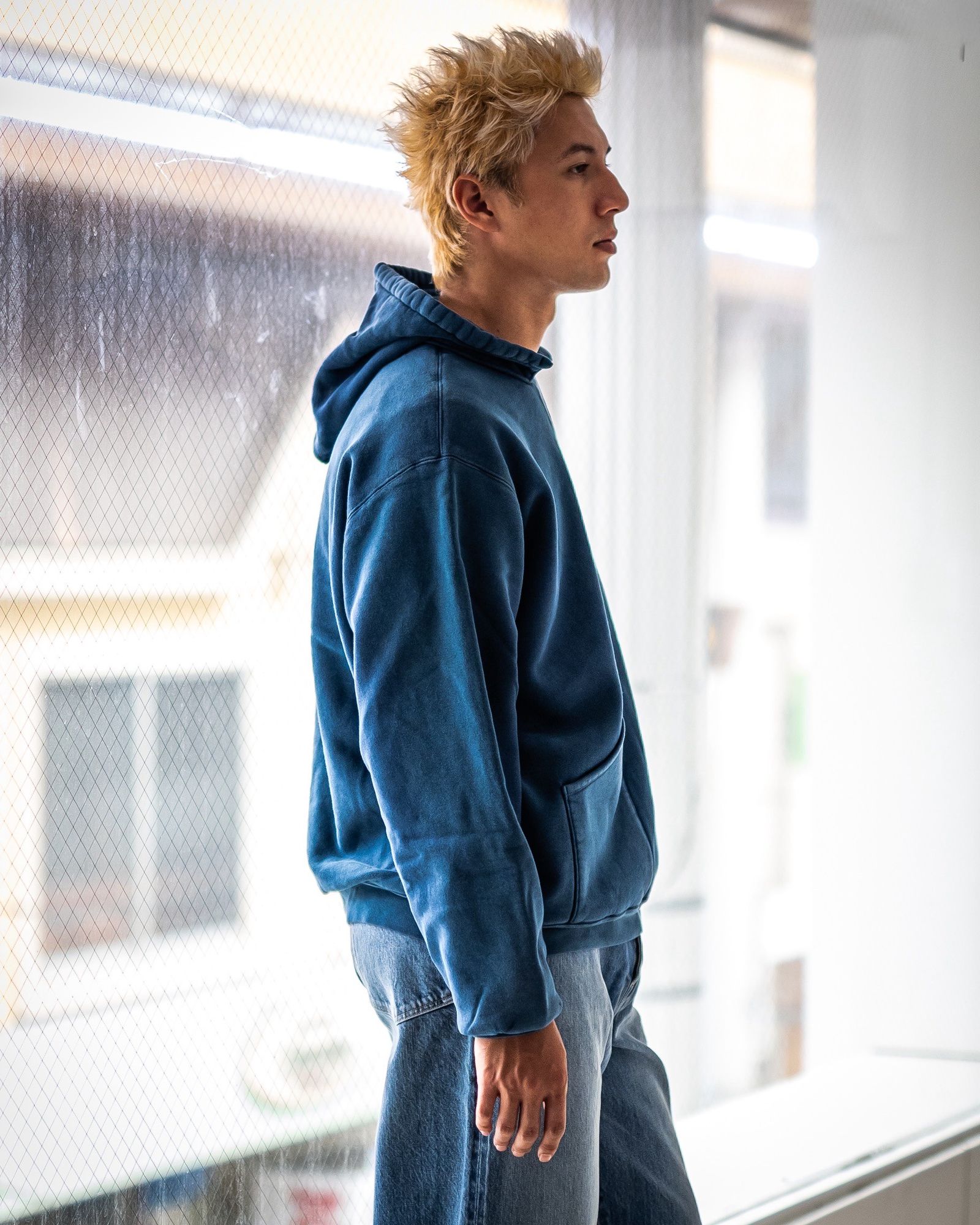 A.PRESSE Vintage Attached Hood Sweat Parka (BLUE)  8月30日(土)新作発売！