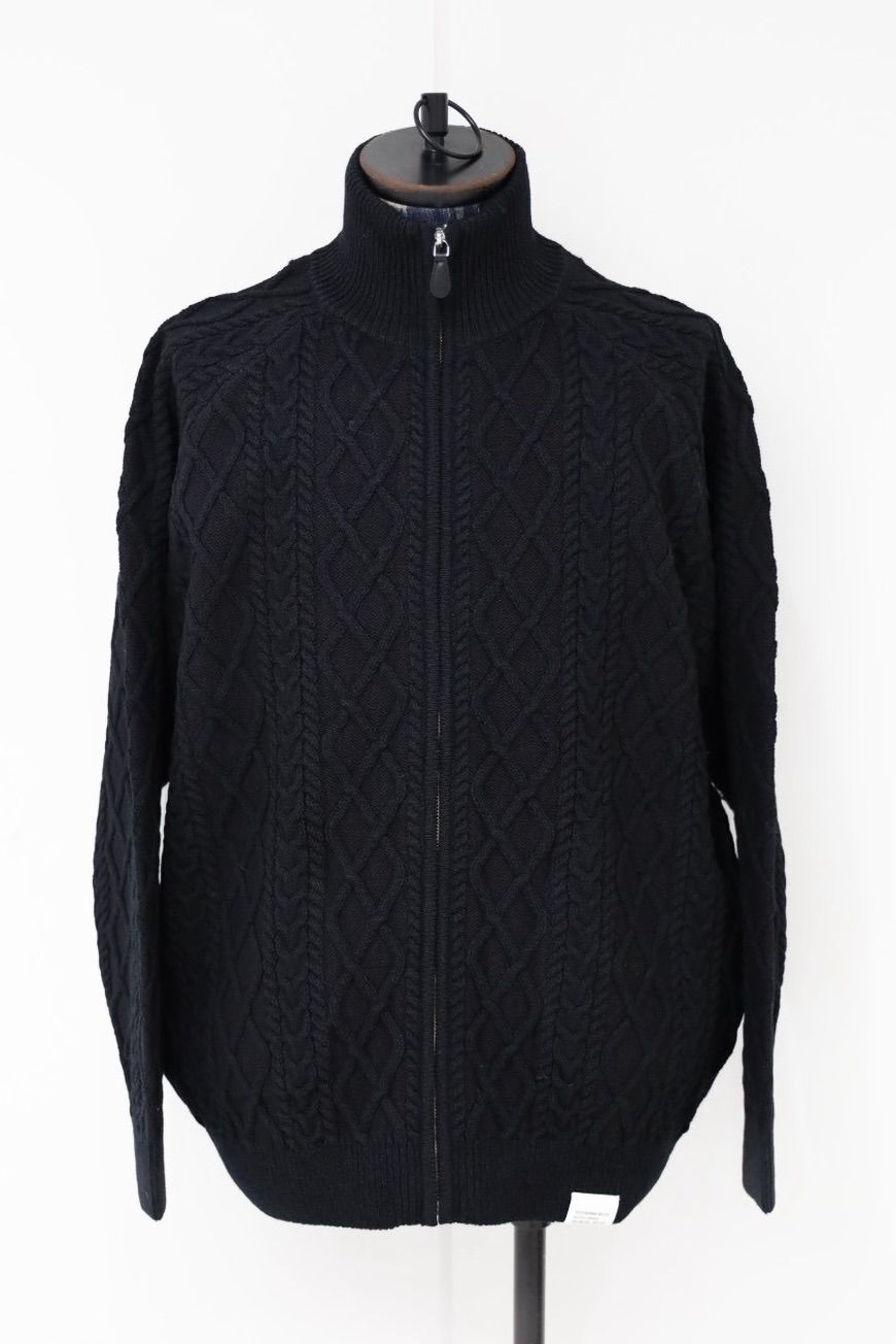 フレッシュサービス SHETLAND WOOL x SOLOTEX® TECH FISHERMAN ZIP-UP(FSC253-80166)BLACK★10月18日(土)発売！