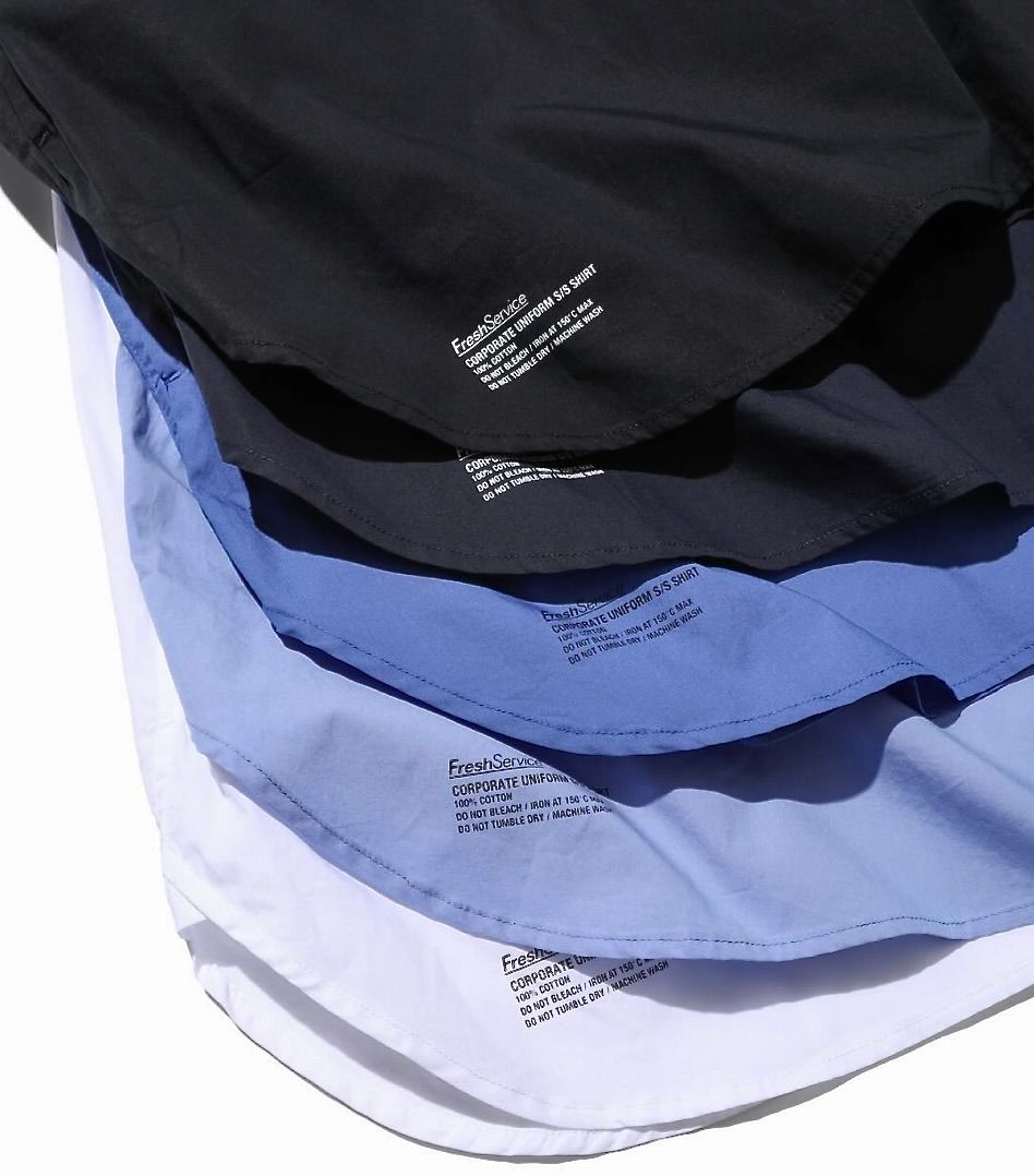 フレッシュサービス CORPORATE UNIFORM S/S SHIRT(FSC261-50103)NAVY☆3月20日(金)発売！