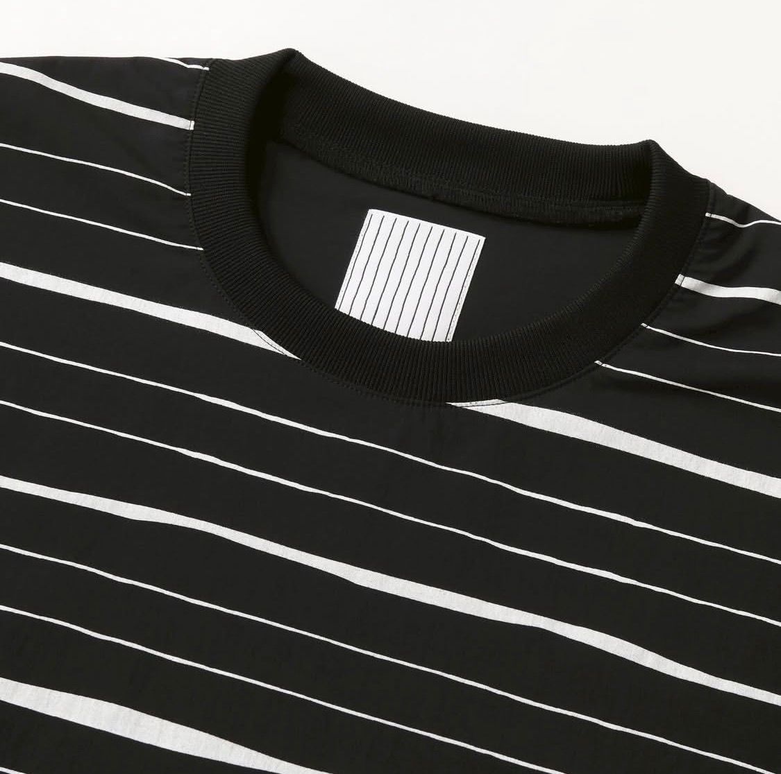 S.F.C 25FW エスエフシー SUPER BIG MIX STRIPE LS NYLON TEE (SFCFW25CS011)Black☆10月25日(土)発売！