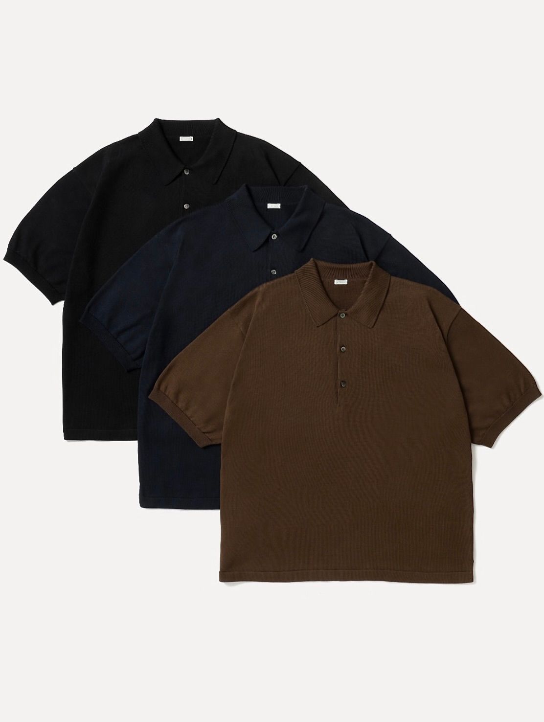 アプレッセ 2026 STYLE1 Cotton Knit S/S Polo Shirt(26SAP-03-02)BROWN☆3月7日(土)発売！