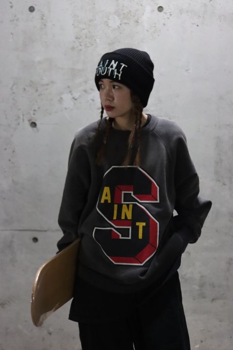 【10月22日(土)発売】©SAINT M×××××× 22AW セントマイケル×DENIM TEARS  SAINT TEARS CREW SWEAT style.2022.10.21