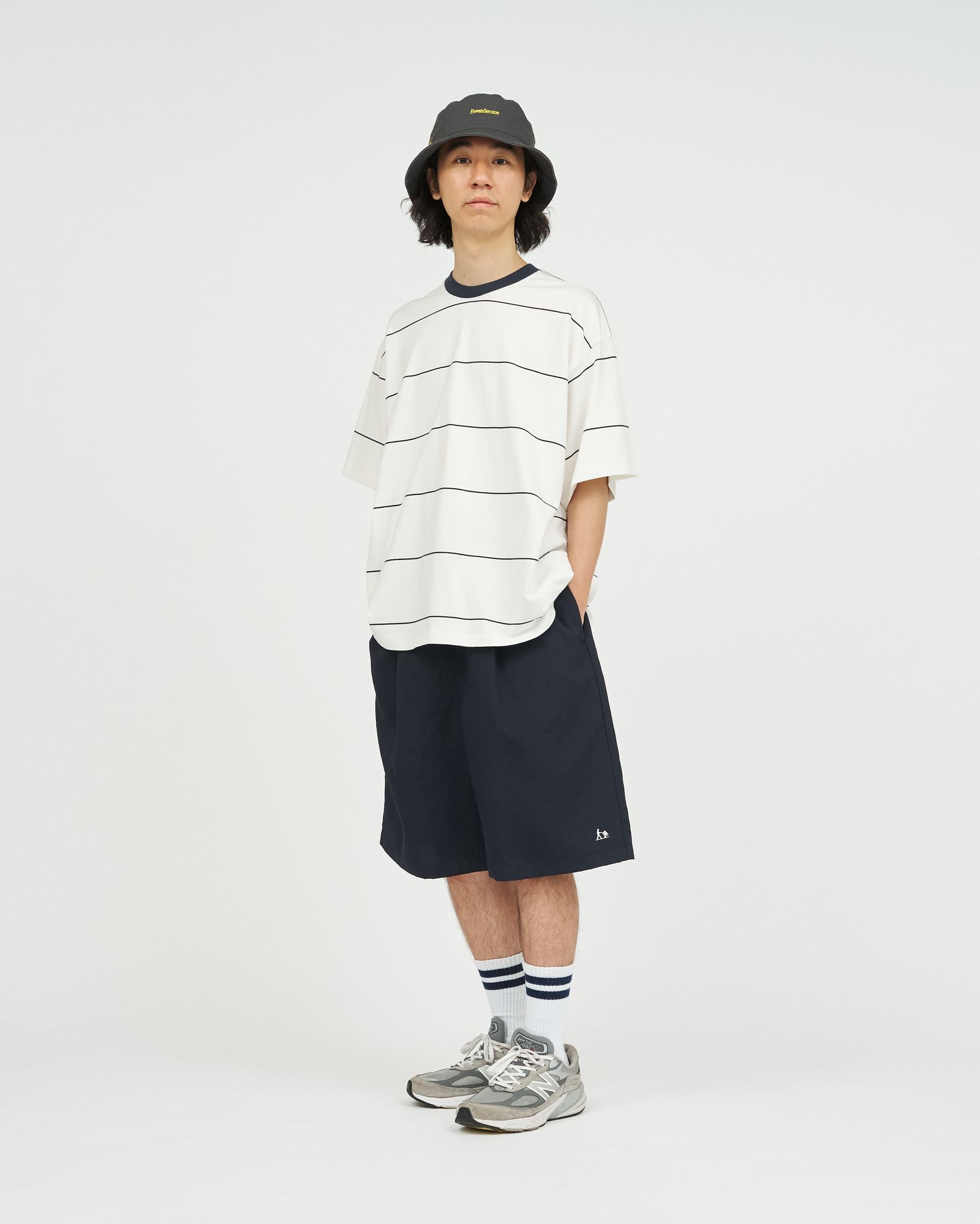 フレッシュサービス 26AW DRY WASHER POPLIN EASY SHORTS(FSC263-40065)BLACK☆8月1日(土)発売！