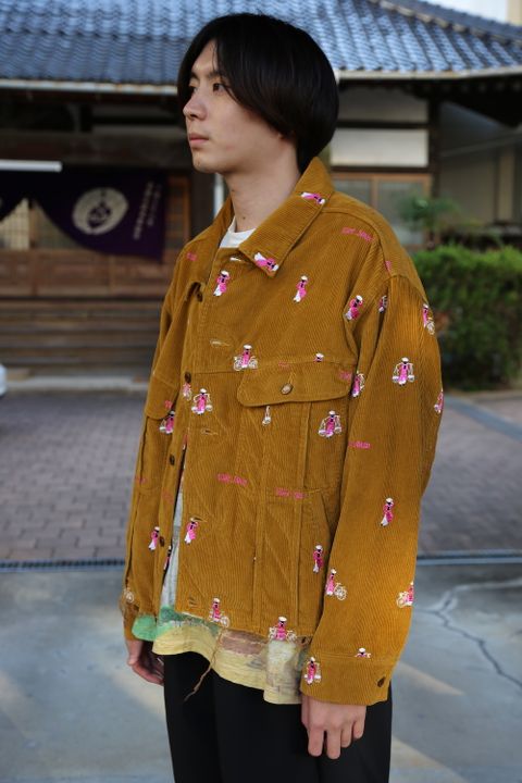 doublet VETNAM EMBROIDERY COURDUROY JACKET"YELLOW"Style.2020.9.20.