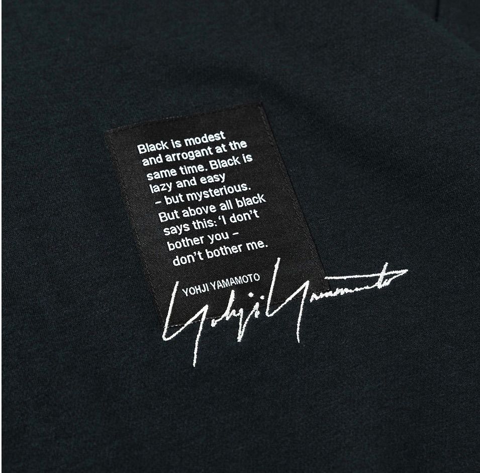 Yohji Yamamoto×NEWERA 23SS 半袖オーバーサイズドパフォーマンスTシャツラベルロゴ(HZ-T93-280)BLACK☆4月5日(水)発売！