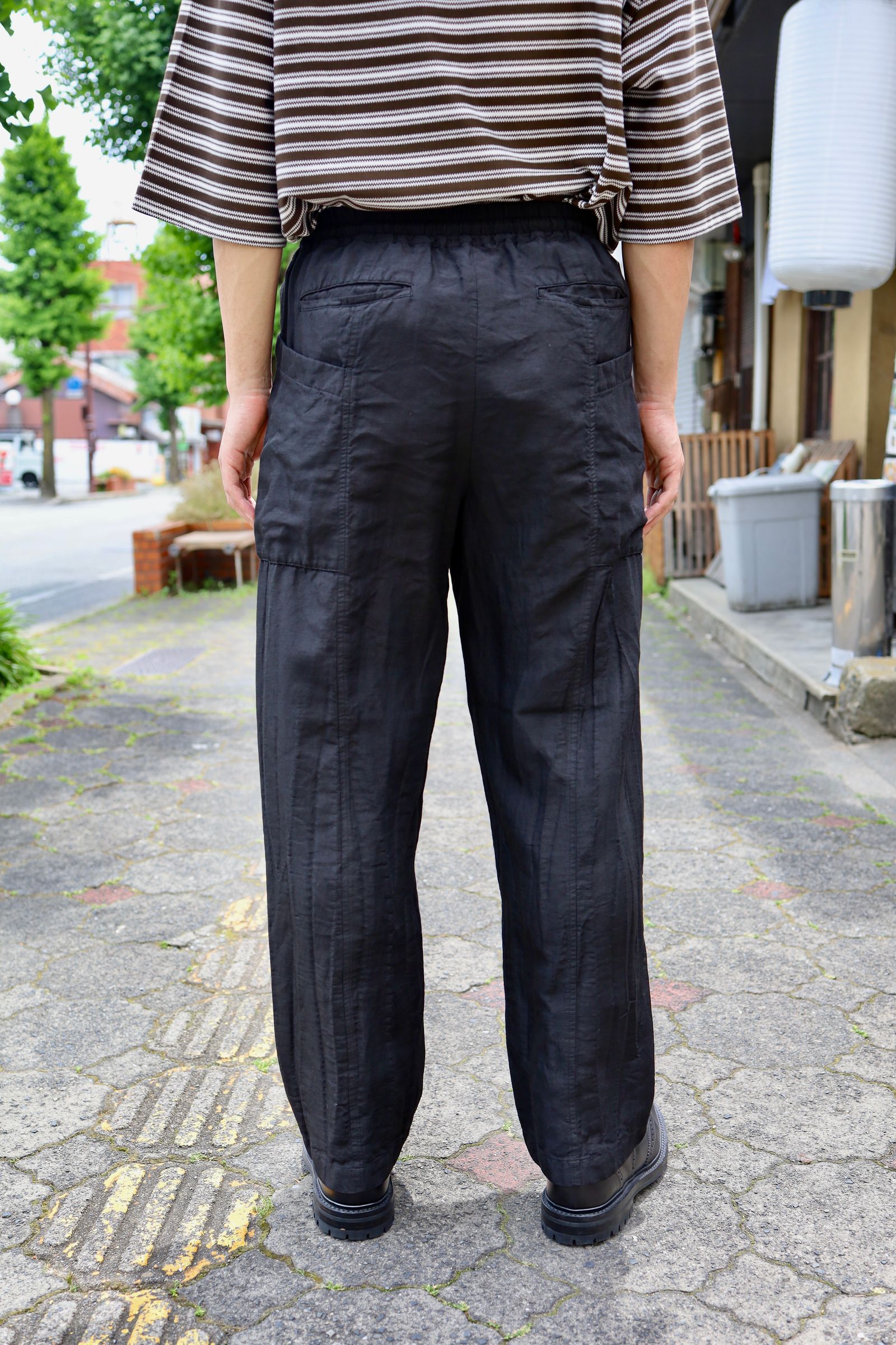 COMME des GARCONS HOMME リネンギャバ製品染3Bジャケット MARKスタイル