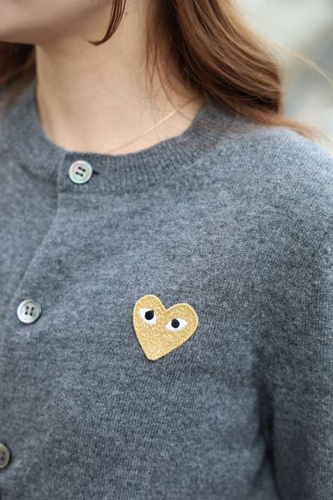 プレイコムデギャルソン おすすめROUND NECK CARDIGAN style.2026.3.11