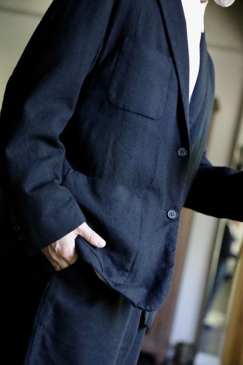 COMME des GARCONS HOMME 縮絨ウールサージセットアップスタイル2024.10.06.