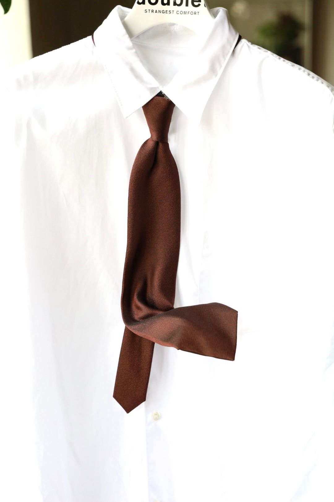 doublet ダブレット26AW TSHAPE MEMORY SHIJIRA TIE (26AW37BL269)BEIGE☆8月15日(土)発売！