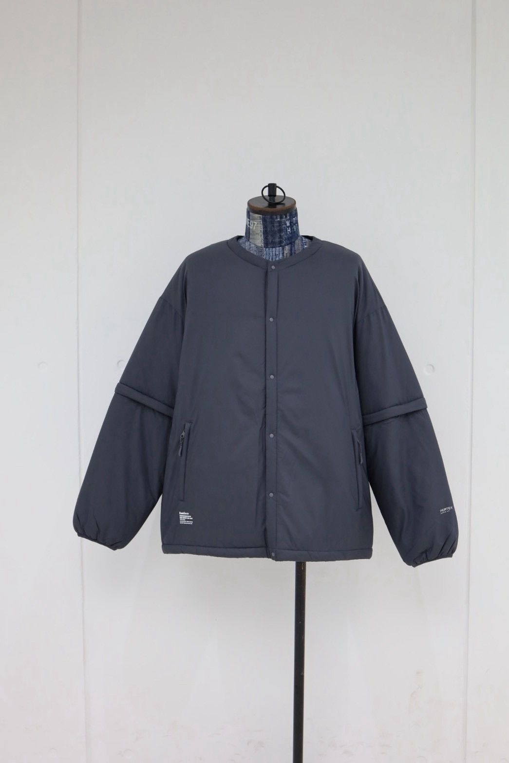 フレッシュサービス 26AW  PERTEX® QUANTUM AIR MINI RIPSTOP SNAP JACKET(FSC263-30310)GRAY☆10月10日(土)新作発売！