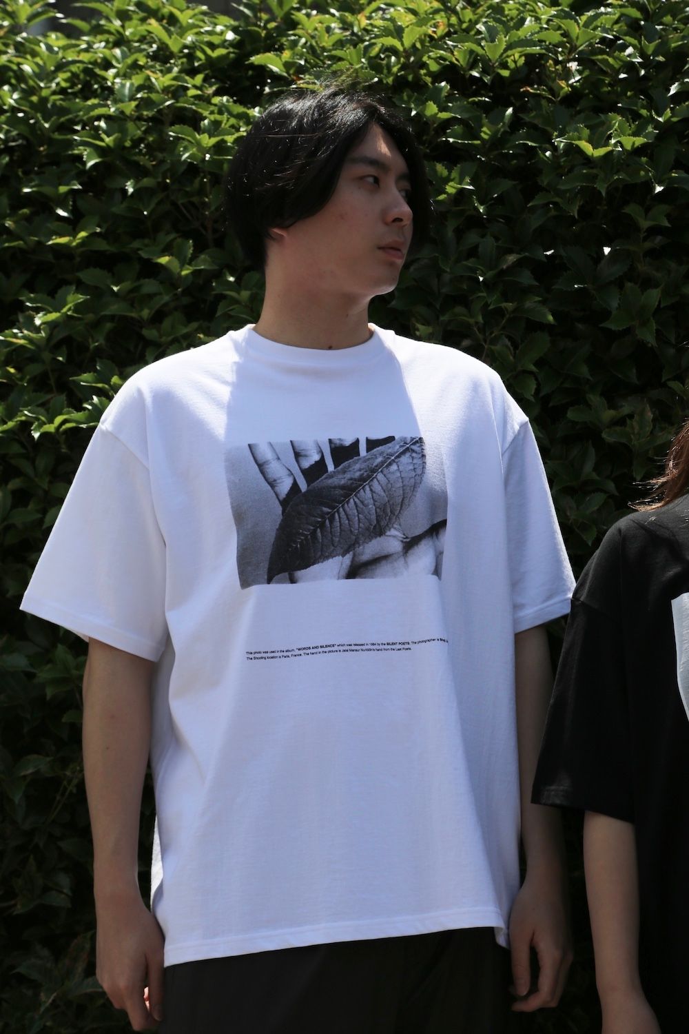 Graphpaper POET MEETS DUBWISE for Graphpaper Oversized Tee “WORDS AND SILENCE” style. 2021.05.29.