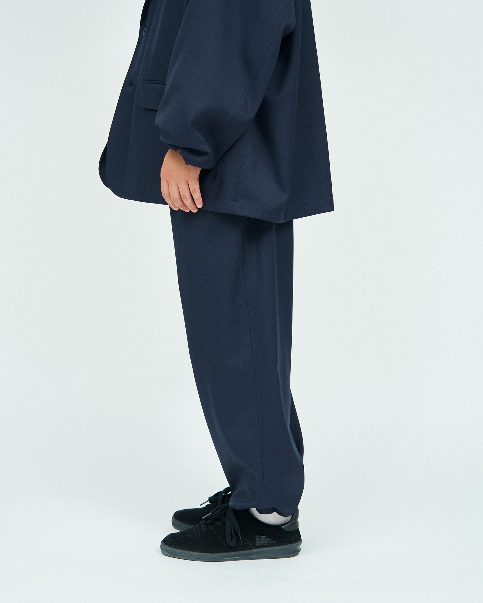 フレッシュサービス WOOLY TWILL TROUSERS(FSC243-40178)NAVY