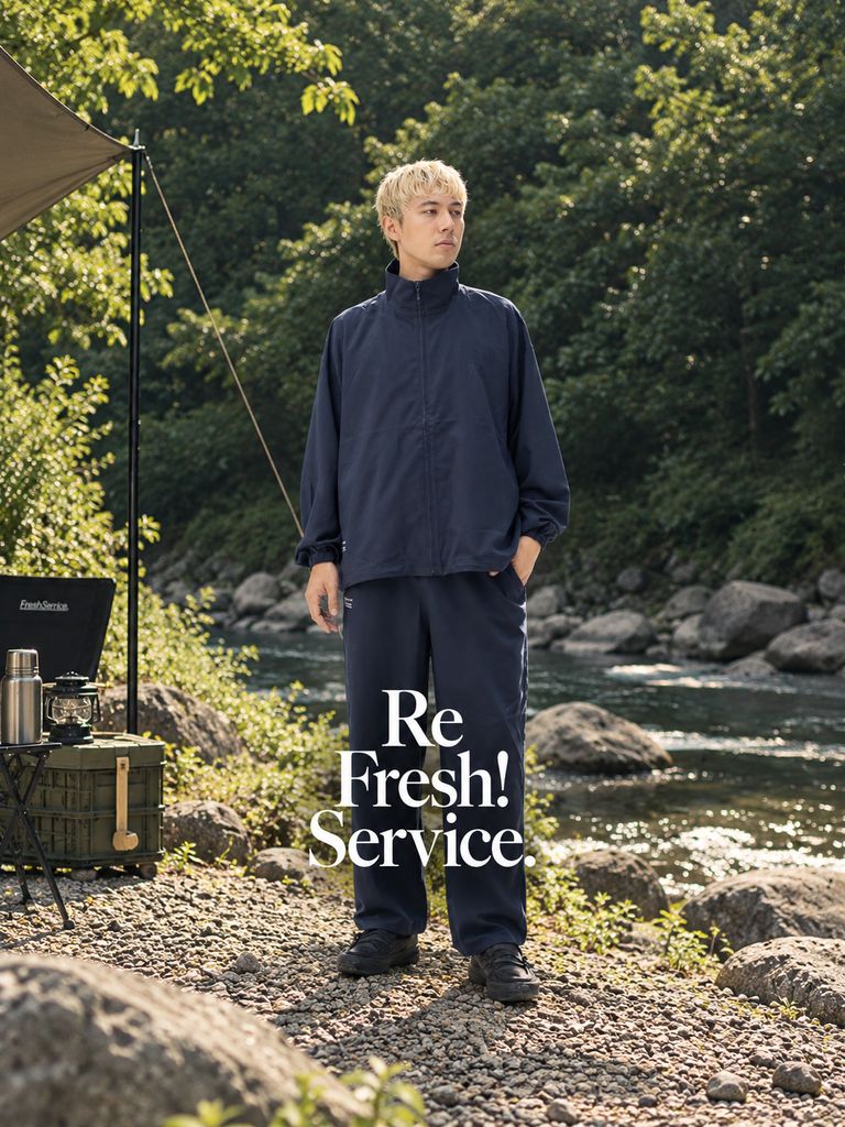 Re!FreshService SYNTHETIC WOOL TRACK SUIT (NAVY)☆9月19日(土)新作発売！